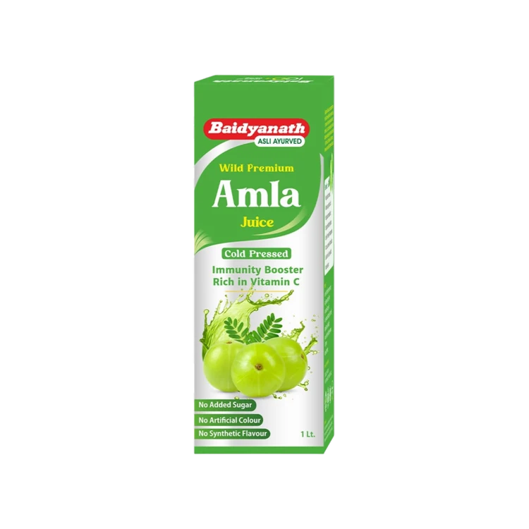 Baidyanath Amla Herbal Juice with Vitamin-C and Antioxidants