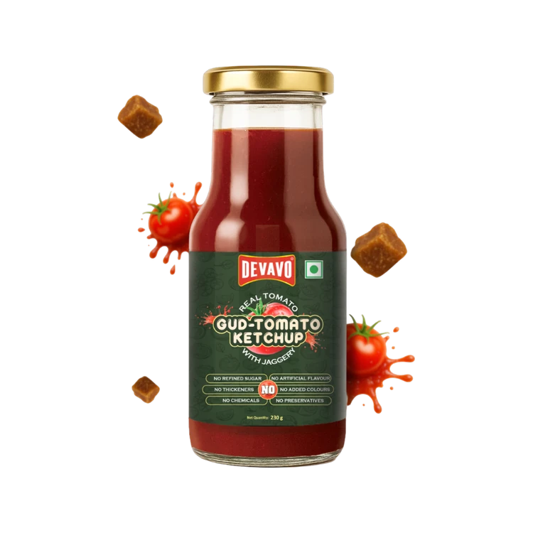 Devavo Tomato Ketchup With Jaggery, Herbs & Spices