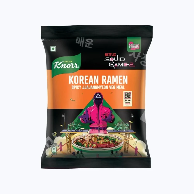 Knorr Korean Ramen Spicy Jjajangmyeon Flavoured Instant Noodles