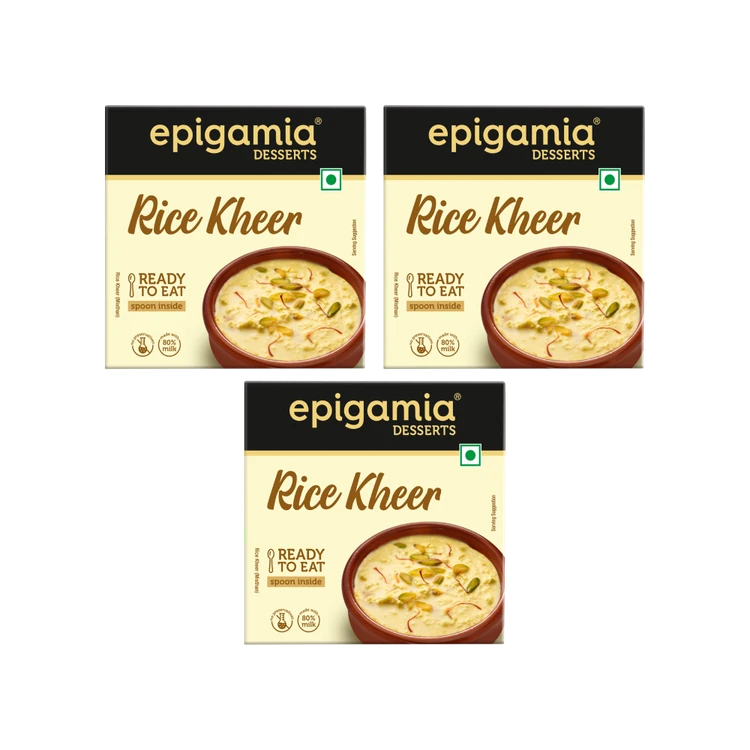 epigamia Rice Kheer - Pack of 3