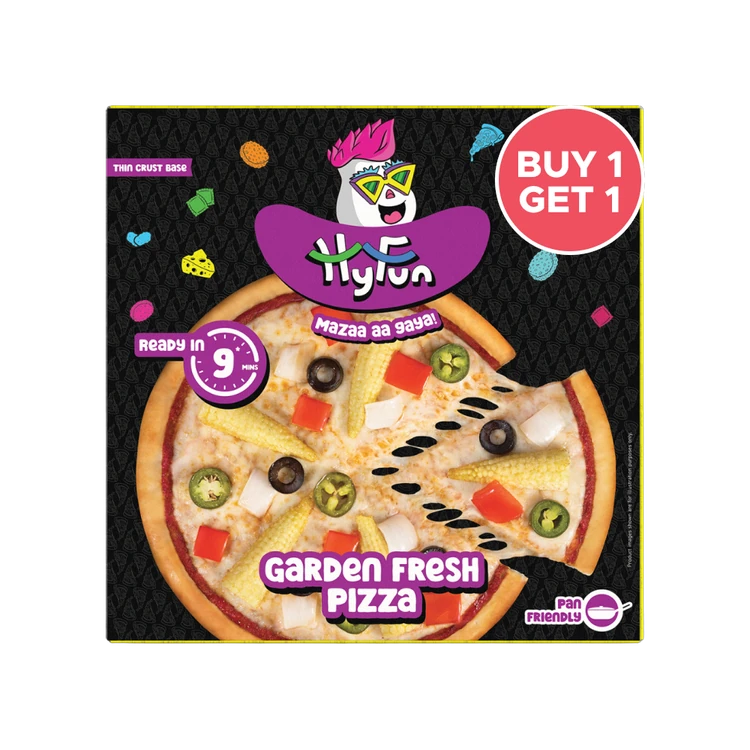 HyFun Garden Fresh Pizza (Thin Crust Base) - Buy 1 Get 1 Free