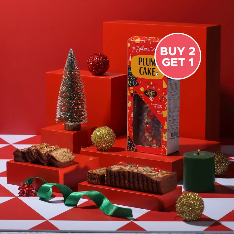 The Baker's Dozen Plum Cake (Contains Egg) - Buy 2 Get 1 Free