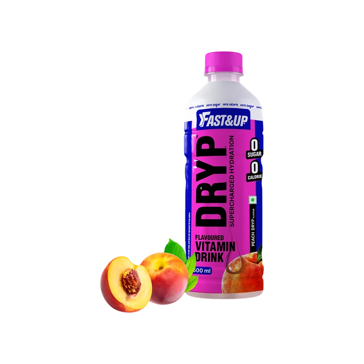 Fast&Up Dryp Vitamin Zero Sugar Peach Water Energy Drink
