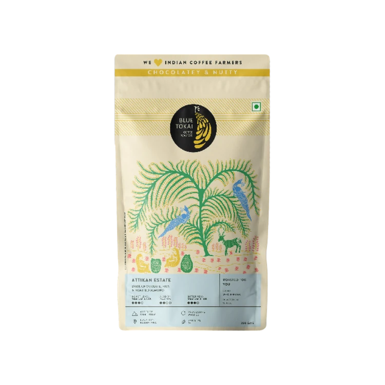 Blue Tokai Attikan Estate Roasted Whole Coffee Beans