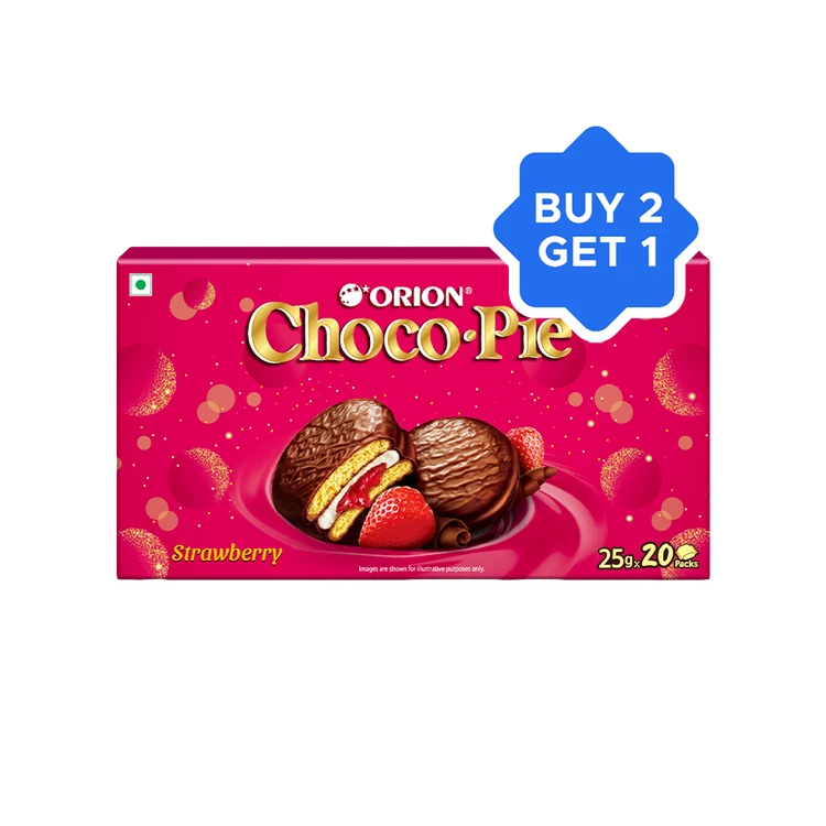 Orion Strawberry Choco Pie - Buy 2 Get 1 Free