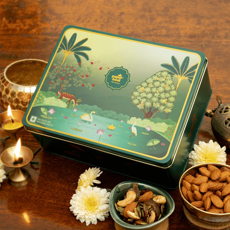 paper boat Dry Fruits Gift Pack (Dry Fruits Udugore Pack)