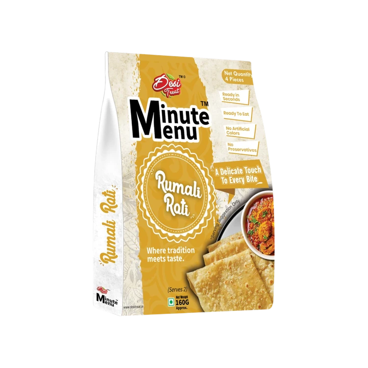 Desi Treat Minute Menu Rumali Roti (Just Heat & Eat)