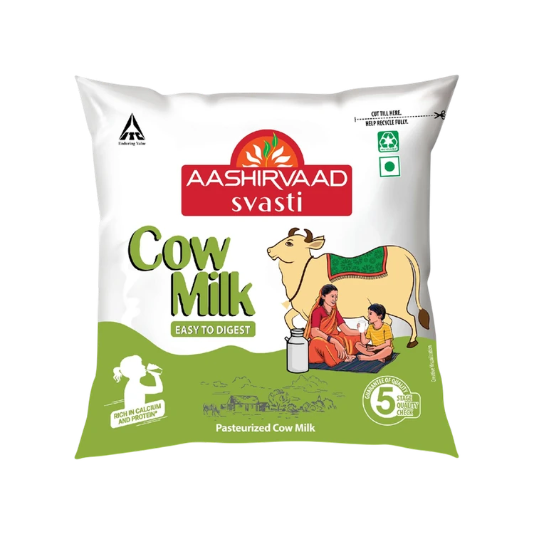 Aashirvaad Svasti Cow Fresh Milk