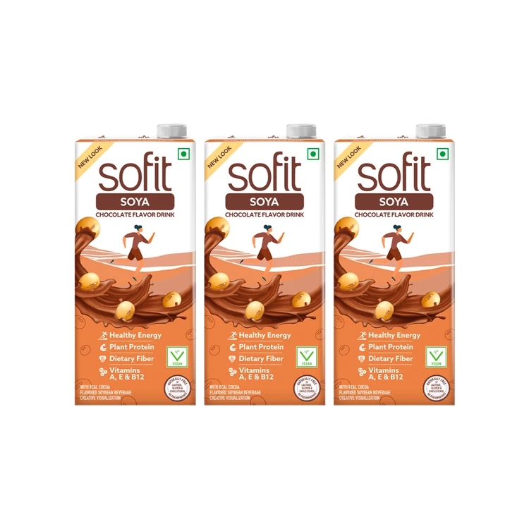 Sofit Chocolate Soy Beverage - Pack of 3