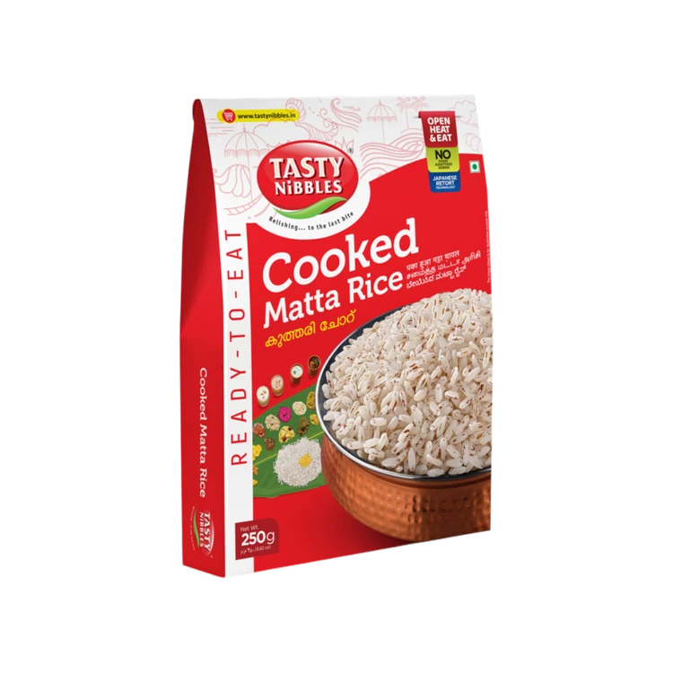 Tasty Nibbles Cooked Matta Rice Ready to Eat