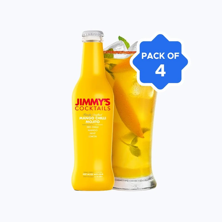 Jimmy's Mango Chilli Mojito Cocktail Mix - Pack of 4