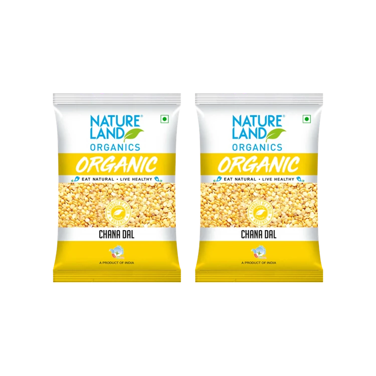 Natureland Organic Chana Dal - Pack of 2