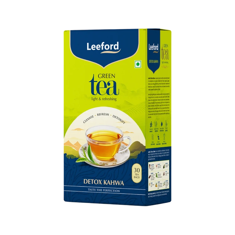 Leeford Herbal Infusion Detox Desi Kahwa Green Tea