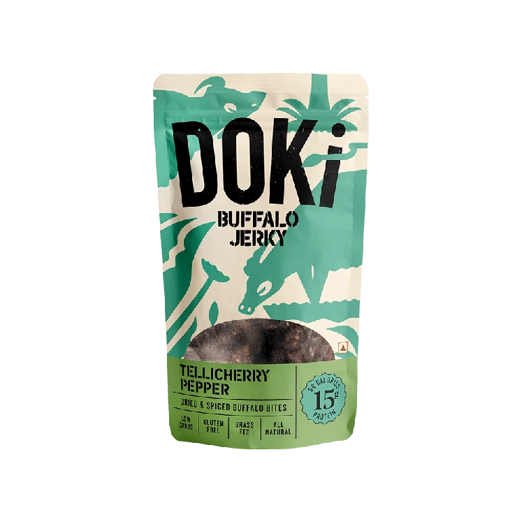 DOKi Buffalo Jerky (Tellicherry Pepper Flavour)
