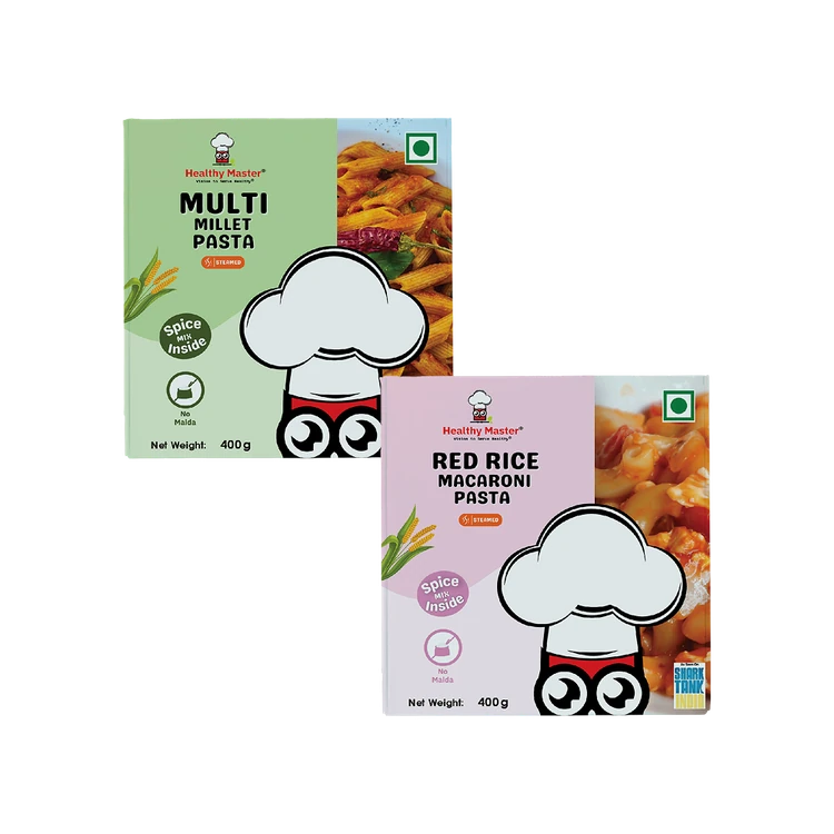 Healthy Master Multi Millet & Red Rice Macaroni Pasta