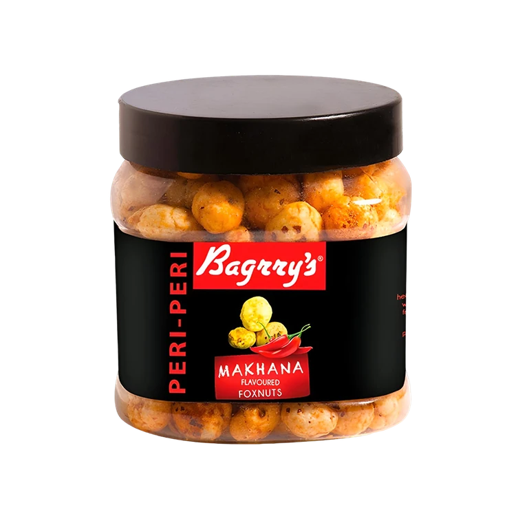 Bagrry's Peri Peri Flavoured Makhana (Foxnuts) - Gluten Free