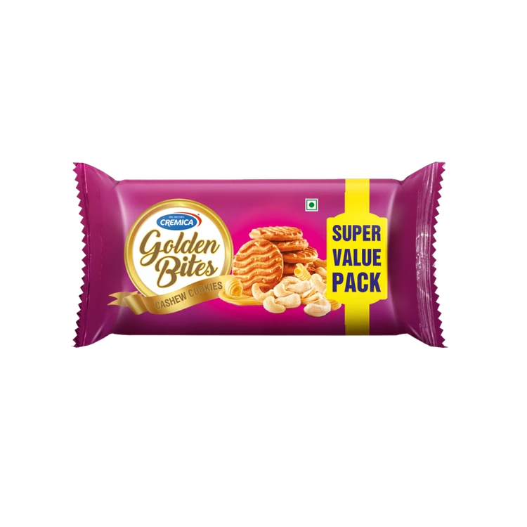 Cremica Golden Bites Cashew Cookies