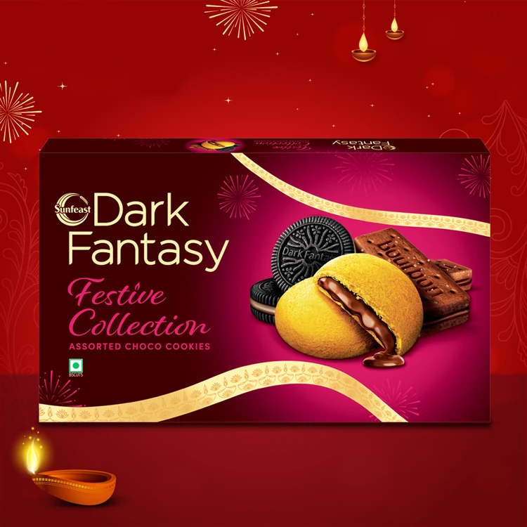 Sunfeast Dark Fantasy Festive Collection Biscuits Gift Pack