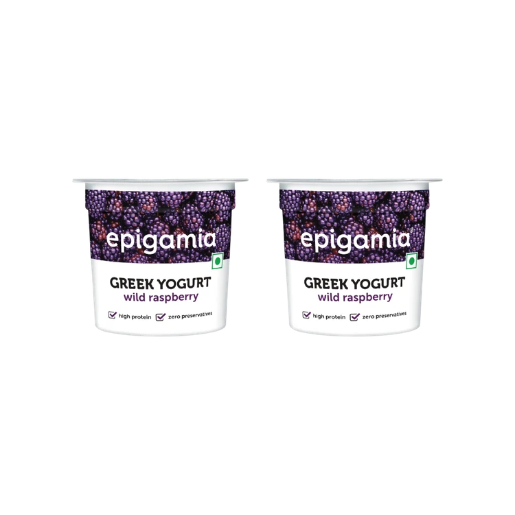 epigamia Wild Raspberry Yogurt - Pack of 2