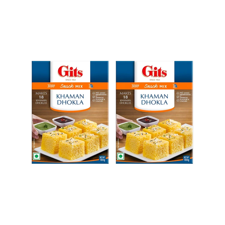 Gits Khaman Dhokla Instant Mix - Pack of 2