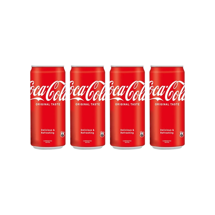 Coca-Cola Cola Soft Drink (300 ml) - Pack of 4
