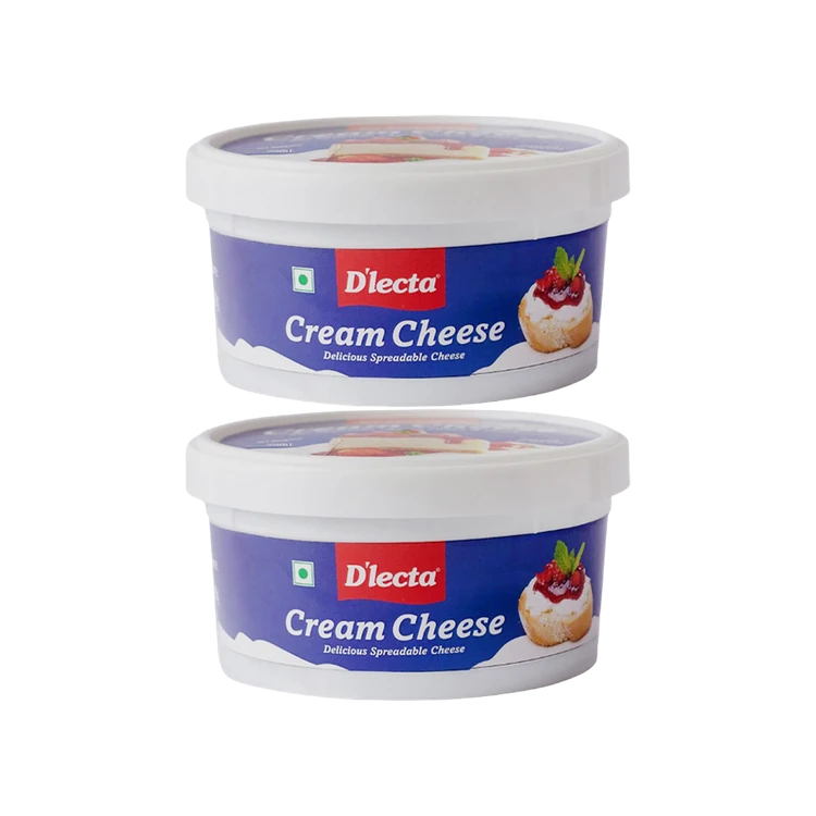 D'lecta Cream Cheese (400 g) - Pack of 2