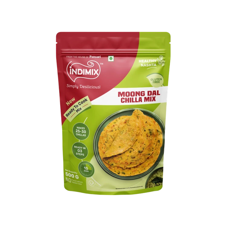 Indimix Moong Dal Chilla Mix