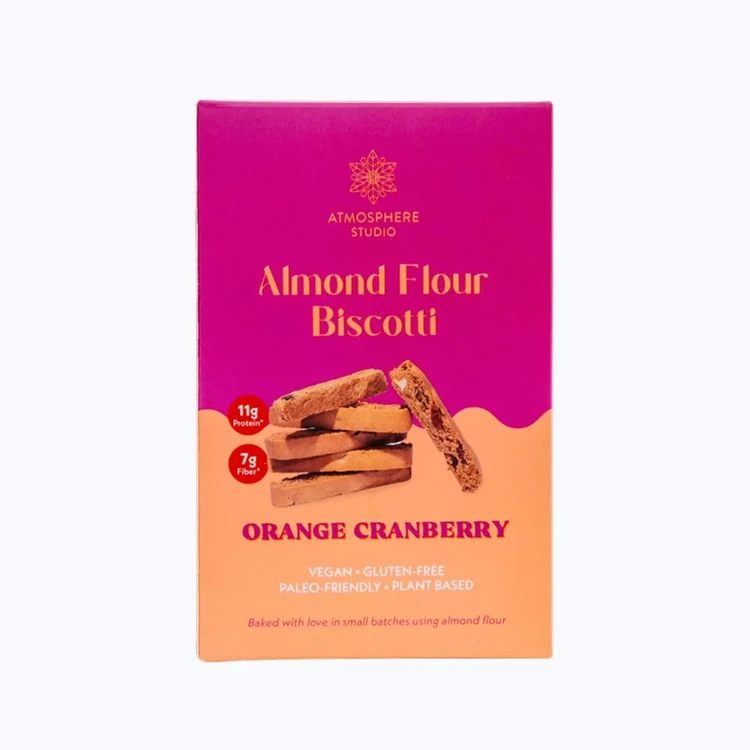 Atmosphere Studio Orange Cranberry Biscotti Biscuit