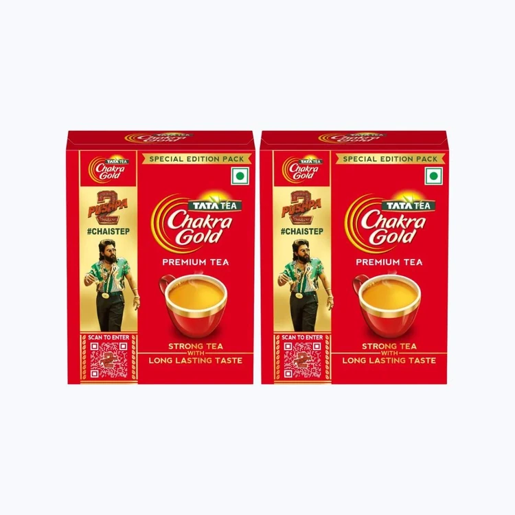 Tata Tea Chakra Gold Premium Dust Tea - Pack of 2