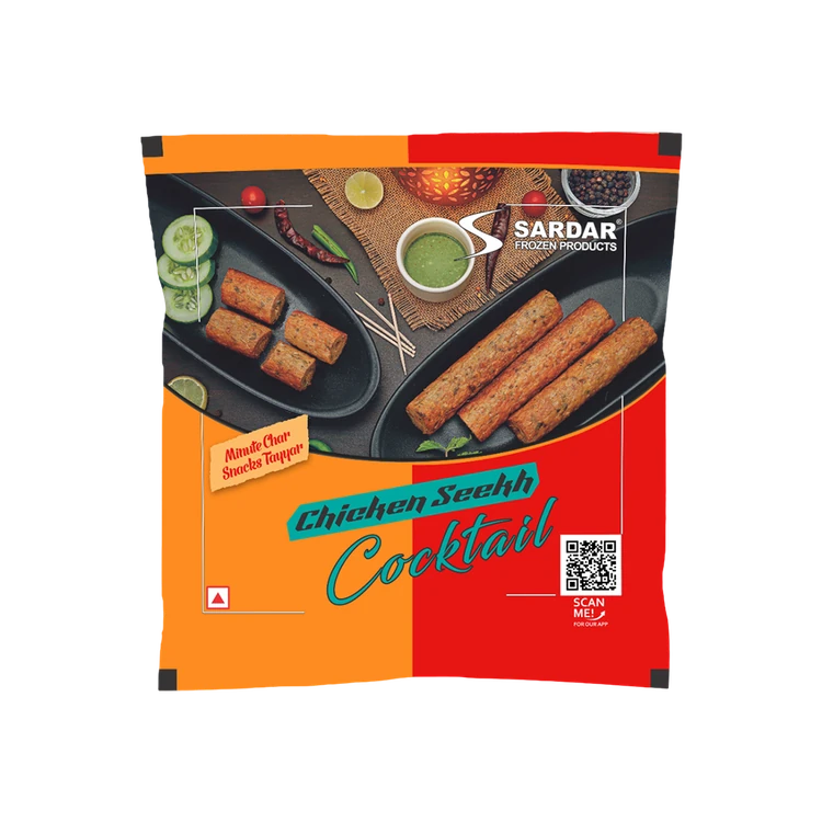 Sardar Chicken Seekh Kebab (Cocktail)