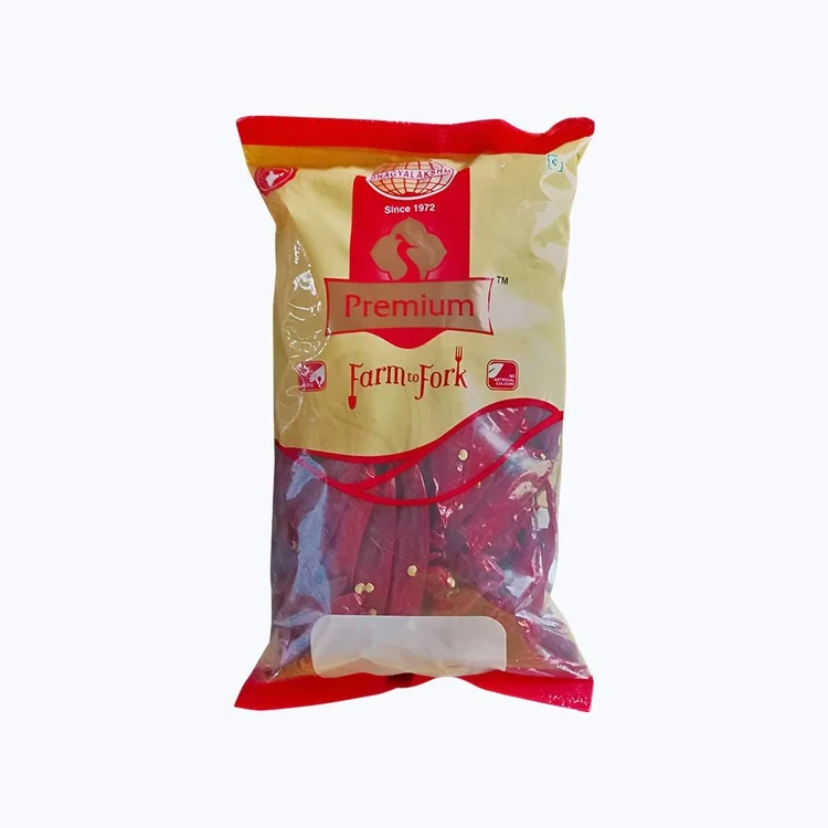 Bhagyalakshmi Premium Guntur Red Chilli Whole Stemless (Menasinakayi)