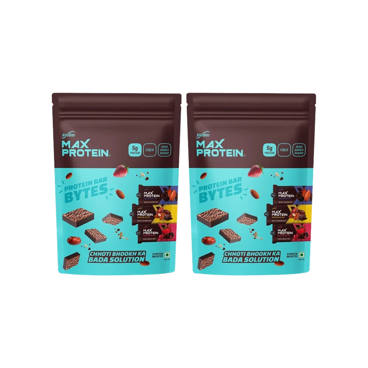 RiteBite Max Protein Assorted 5 g Mini Protein Bar Bytes - Pack of 2