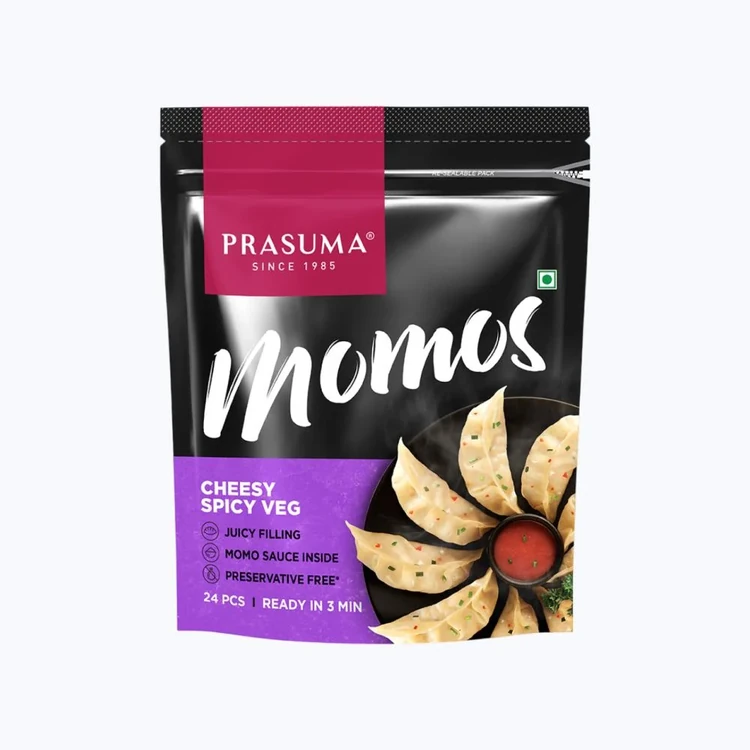 Prasuma Cheesy Spicy Veg Momos