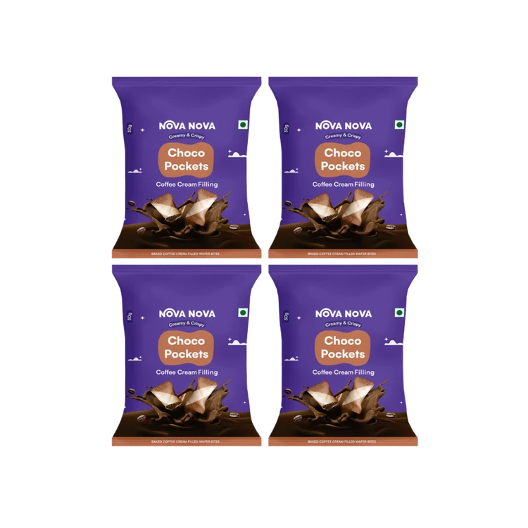 Nova Nova Choco Pockets -Coffee Cream Filling