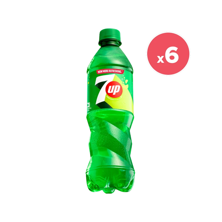 7UP Lime Soft Drink - Pack of 6