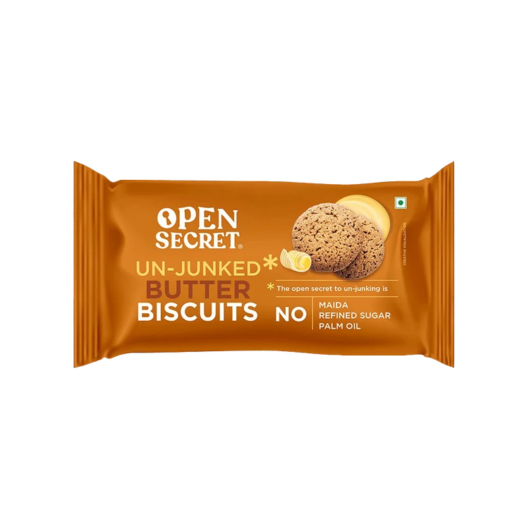 Open Secret Zero Maida Healthy Millet Biscuit - Butter