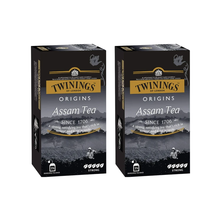 Twinings Origins Classic Assam Tea Bags - Pack of 2
