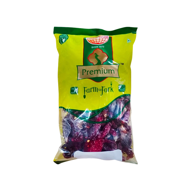 Bhagyalakshmi Premium Bydagi Red Chilli Whole Stemless (Menasinakayi)