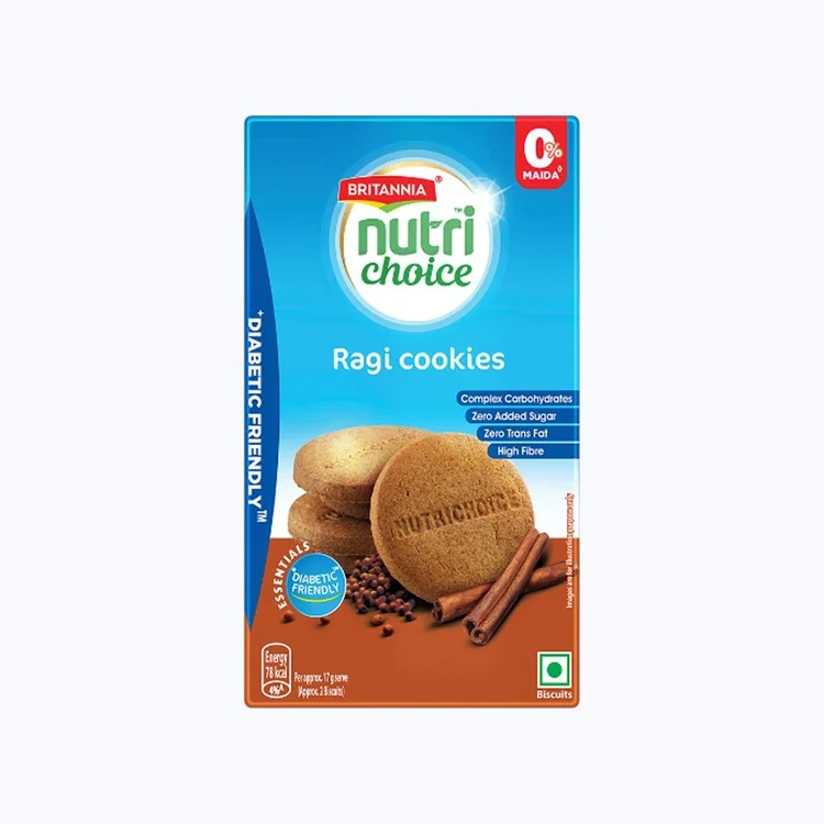 Britannia NutriChoice Ragi Cookies (Diabetic Friendly)