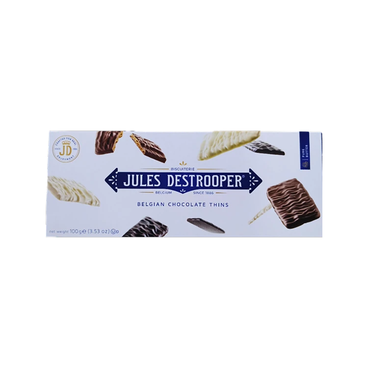 Jules Destrooper Belgian Chocolate Thins Waffle