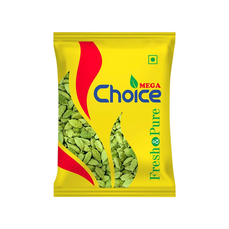 Mega Choice Green Cardamom Whole 7 m.m. (Hasiru Yelakki)