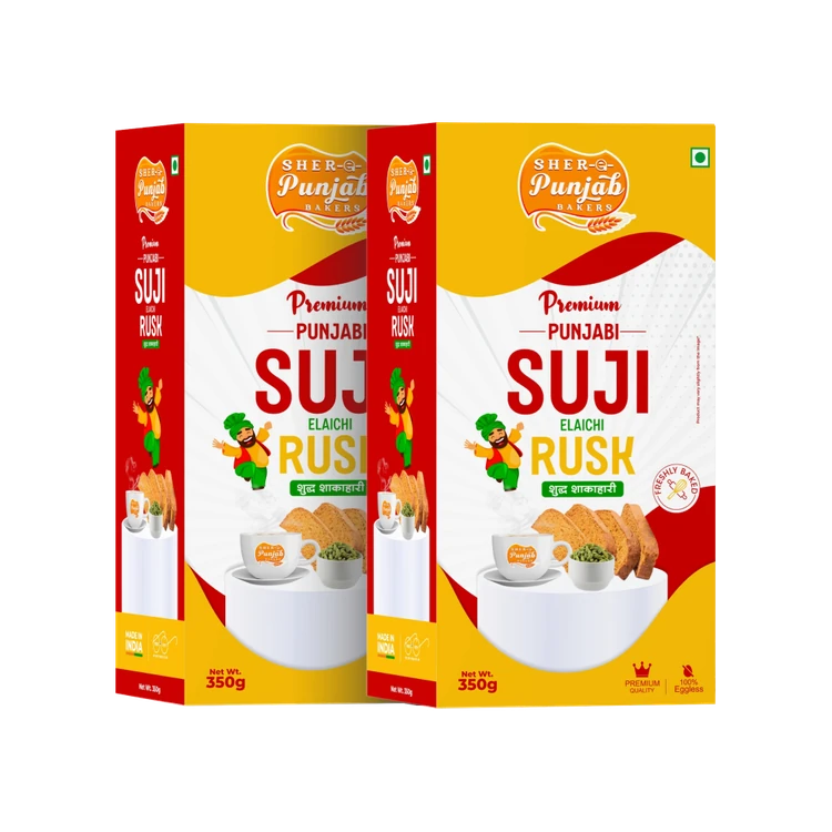 Sher Ae Punjab Bakers Suji Elaichi Rusk