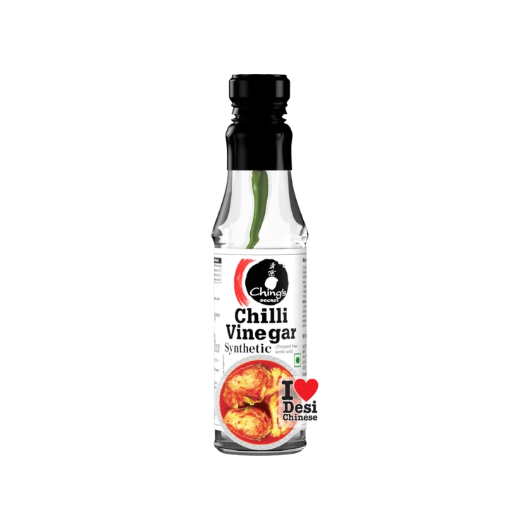 Ching's Secret White Chilli Vinegar with Green Jwala Chilli