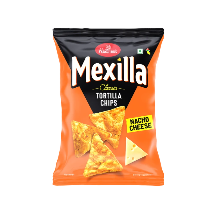 Haldiram's Mexilla Classic Tortilla Chips (Nacho Cheese)