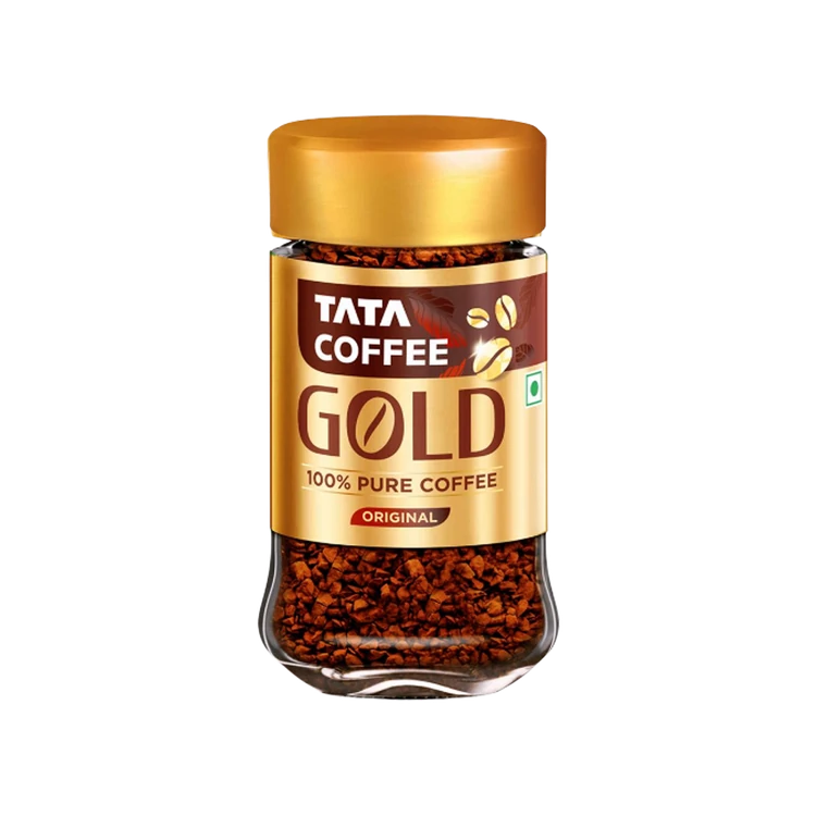 Tata Coffee Gold 100% Pure Instant Coffee (Original)