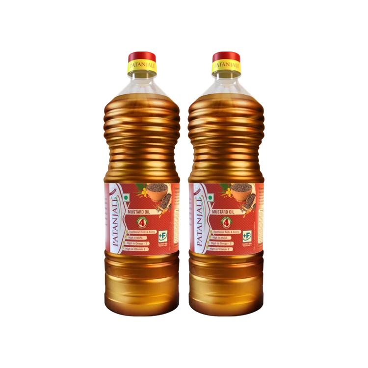 Patanjali Mustard Oil - Pack of 2 (Sasive Enne)