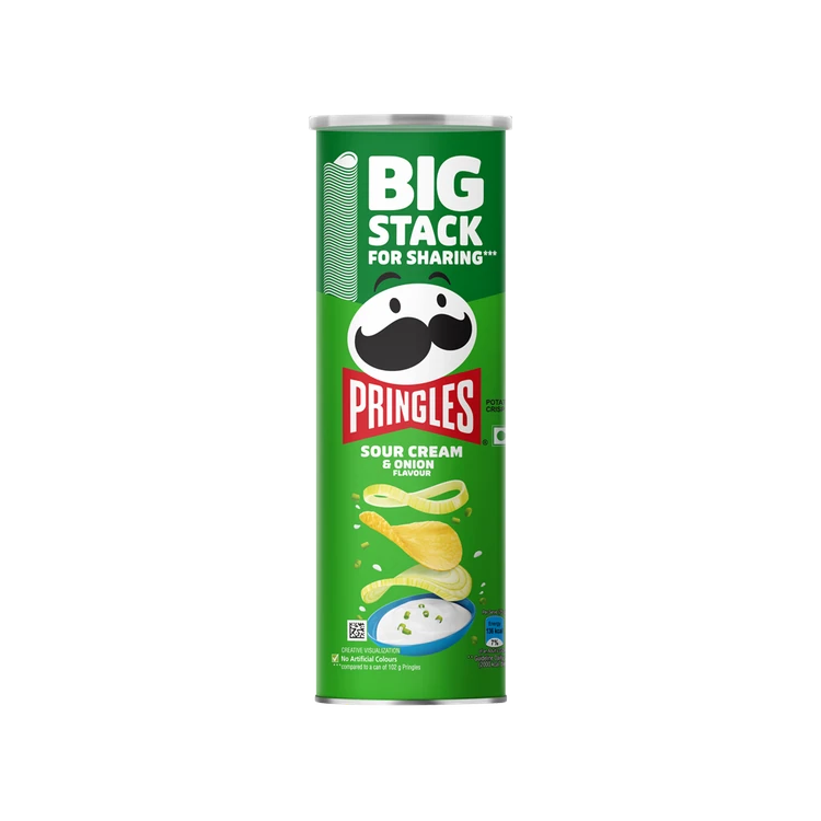 Pringles Sour Cream & Onion Potato Chips 134 g
