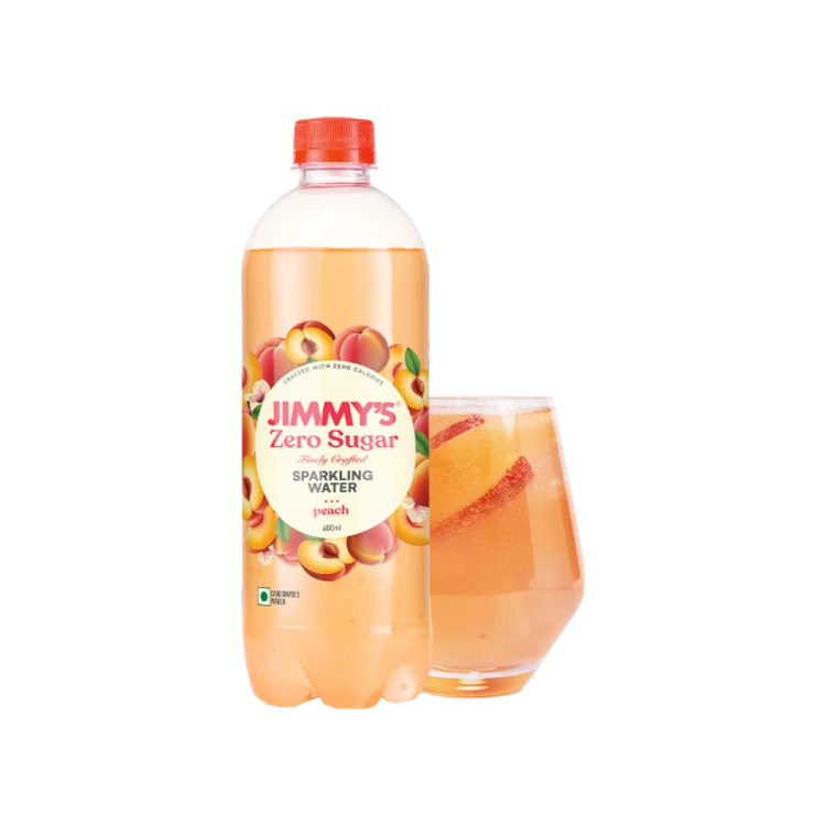 Jimmy's Zero Sugar Sparkling Water (Peach)