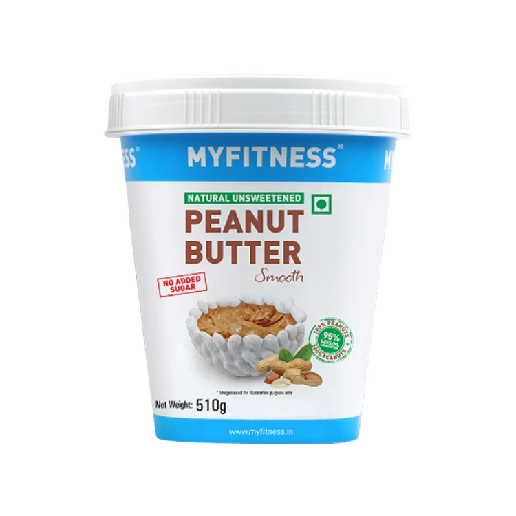 MyFitness All Natural Creamy Peanut Butter Smooth Spread (Unsweetened)