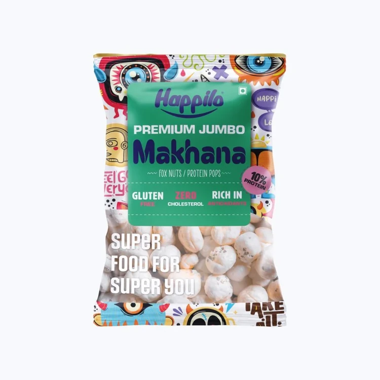 Happilo Premium Jumbo Phool Makhana (Kamalakatte)